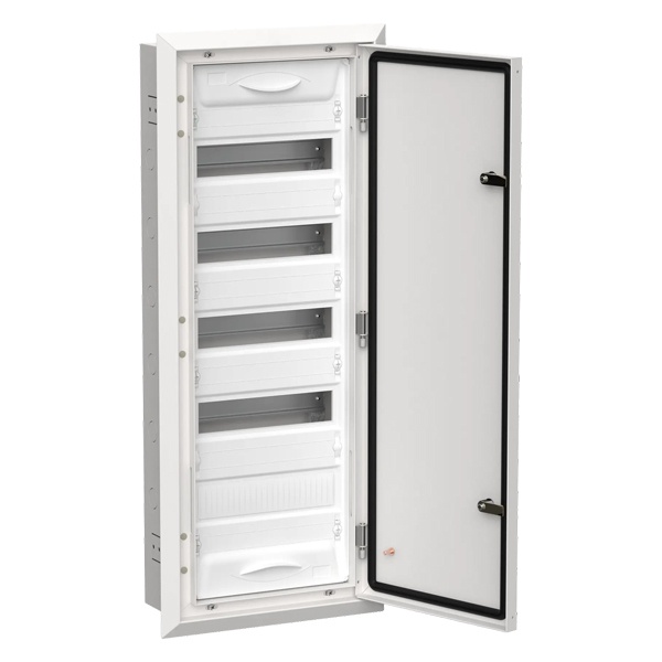 Щит металлический встраиваемый ИЭК TITAN5 ЩРв-60 60(5х12) модулей 880х365х130 IP31 белый