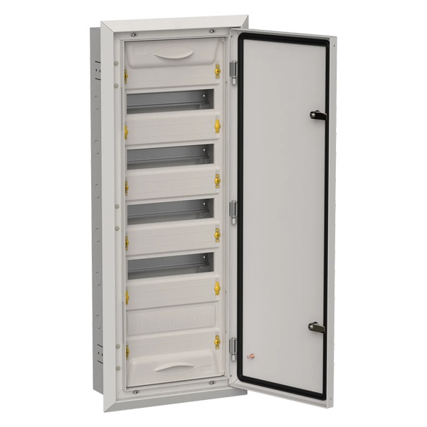 Щит металлический встраиваемый ИЭК TITAN5 ЩРв-60 60(5х12) модулей 880х365х130 IP31 серый