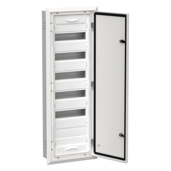 Щит металлический встраиваемый ИЭК TITAN5 ЩРв-72 72(6х12) модуля 1005х365х130 IP31 белый