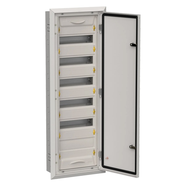 Щит металлический встраиваемый ИЭК TITAN5 ЩРв-72 72(6х12) модуля 1005х365х130 IP31 серый