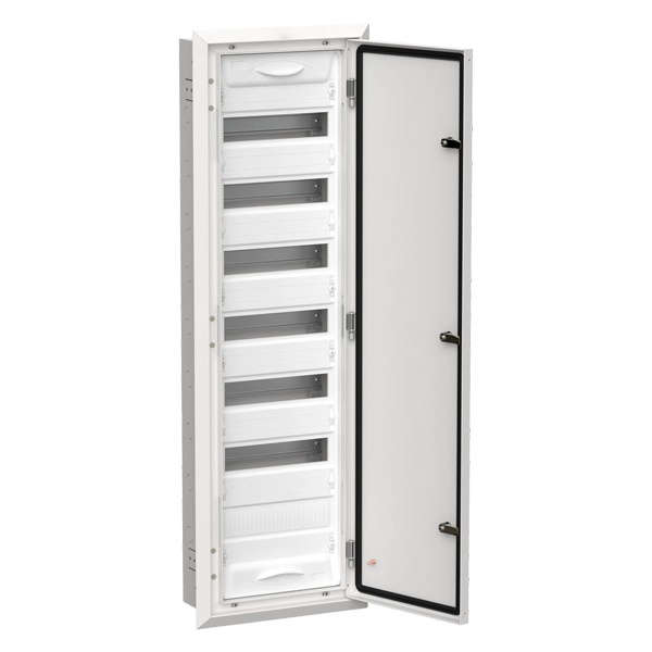 Щит металлический встраиваемый ИЭК TITAN5 ЩРв-84 84(7х12) модуля 1130х365х130 IP31 белый