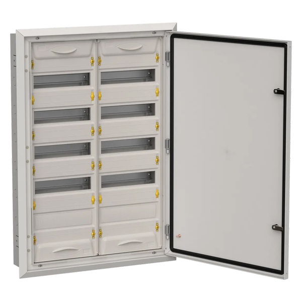 Щит металлический встраиваемый ИЭК TITAN5 ЩРв-120 120(2х5х12) модулей 880х625х130 IP31 серый