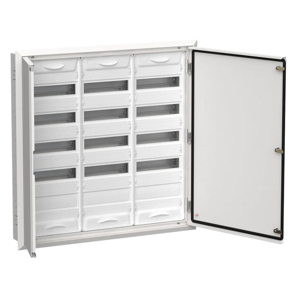 Щит металлический встраиваемый ИЭК TITAN5 ЩРв-180 180(3х5х12) модулей 880х885х130 IP31 белый