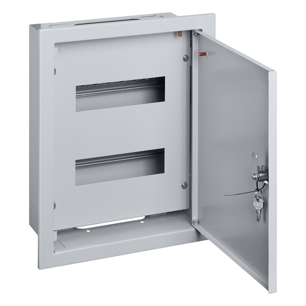 Щит металлический встраиваемый TDM ЩРВ-18 (2х9) модулей (405х320х120) IP31 серый