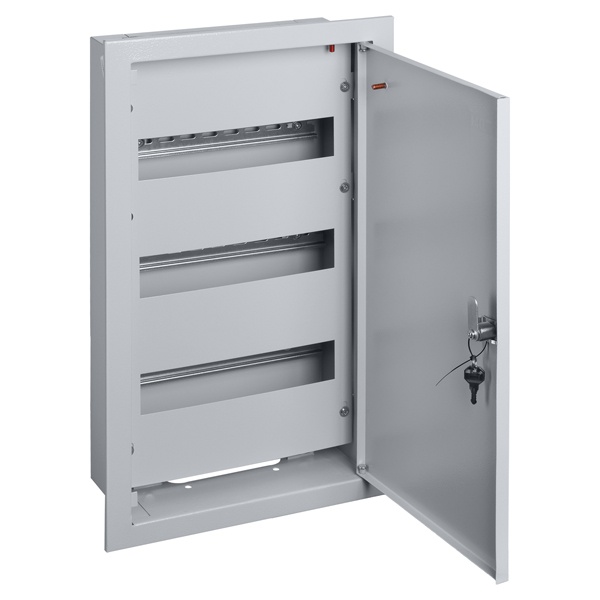 Щит металлический встраиваемый TDM ЩРВ-36 (3х12) модулей (550х320х120) IP31 серый