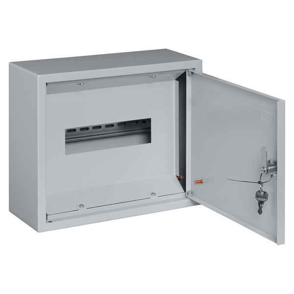 Щит металлический навесной TDM ЩРН-09 9 модулей (265х310х120) IP31 серый