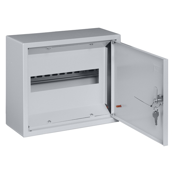 Щит металлический навесной TDM ЩРН-12 12 модулей (265х310х120) IP31 серый