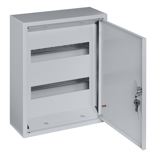 Щит металлический навесной TDM ЩРН-24 (2х12) модулей (395х310х120) IP31 серый