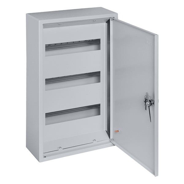 Щит металлический навесной TDM ЩРН-36 (3х12) модулей (520х310х120) IP31 серый