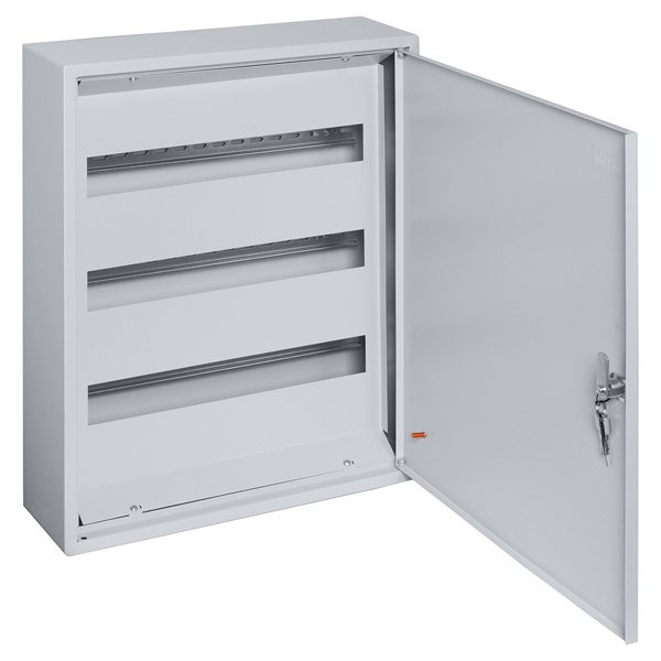 Щит металлический навесной TDM ЩРН-54 (3х18) модулей (540х440х120) IP31 серый