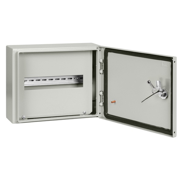 Щит металлический навесной TDM ЩРН-12 12 модулей (265х330х120) IP66 серый