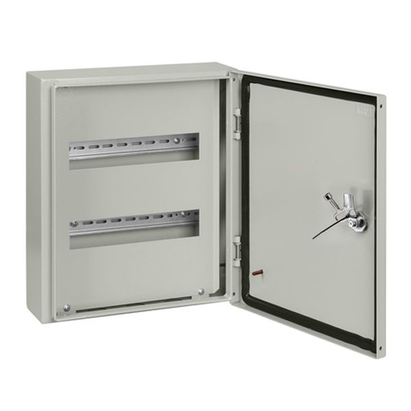 Щит металлический навесной TDM ЩРН-24 (2х12) модулей (395х330х120) IP66 серый