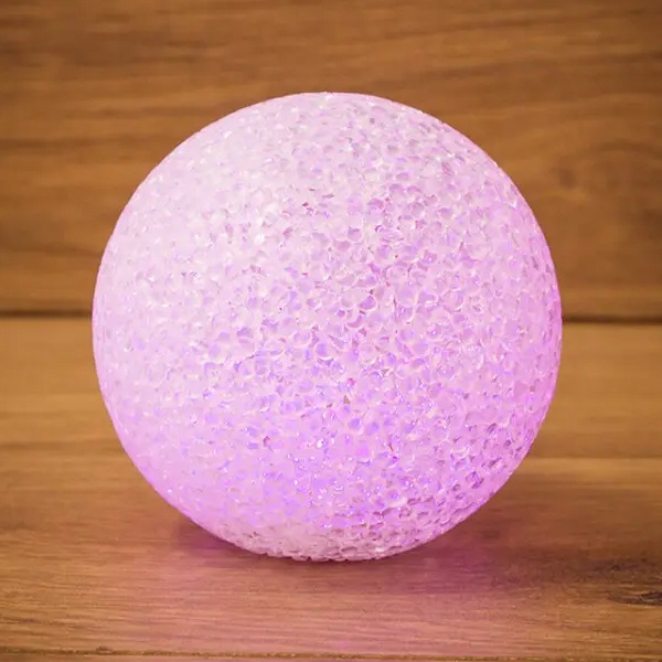 Акриловая светодиодная фигура Снежок Neon-Night 14см RGB