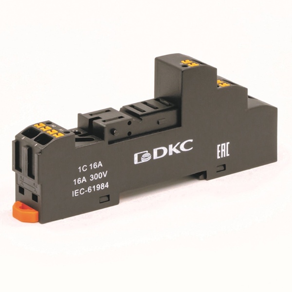 Колодка с винтовыми клеммами DKC для реле на 1 группу контактов