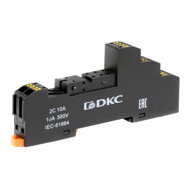 Колодка c клеммами push-in DKC для реле на 2 группы контактов