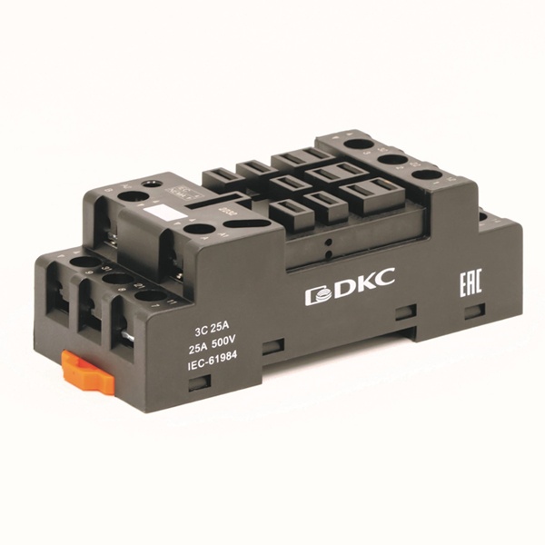 Колодка с винтовыми клеммами DKC для силового реле на 3 группы