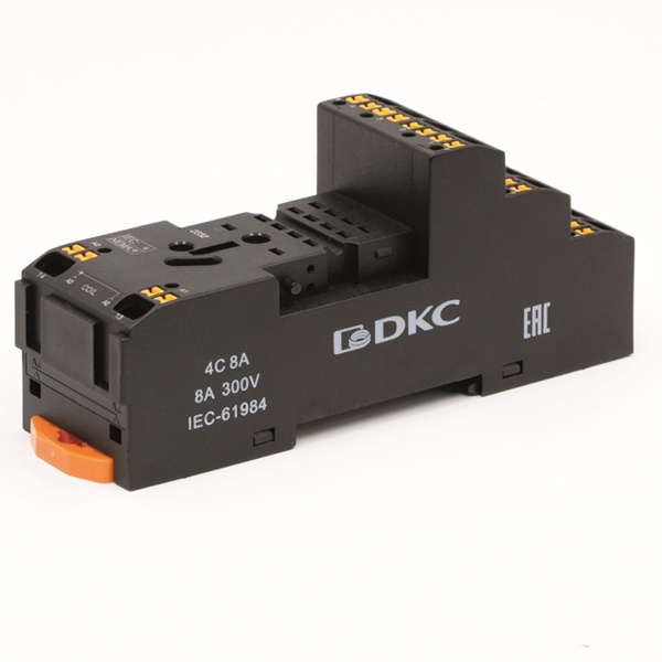 Колодка с клеммами push-in DKC для реле на 4 группы