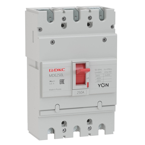 Выключатель автоматический DKC YON MDE250H250 3P 250А 40kA