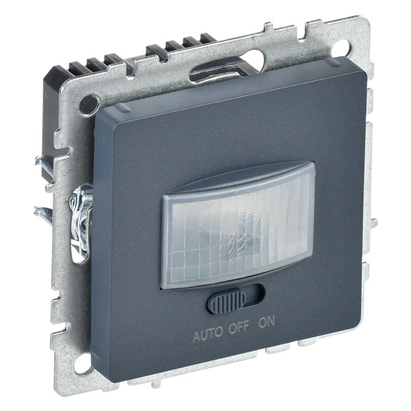 Датчик движения ИЭК BRITE 500Вт IP20 таймер 20сек-6мин, освещенность 10-1275Лк маренго (ДС10-1-БрМ)