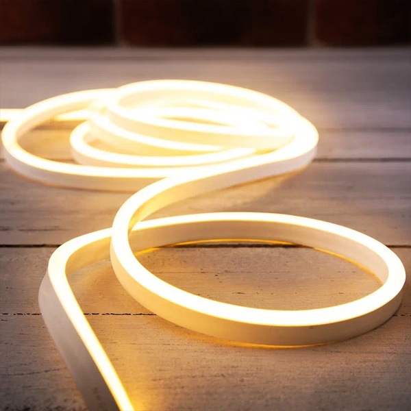 Гибкий неон Neon-Night LED SMD 8х16 мм, односторонний теплый белый, 120 LED/м, 20 м