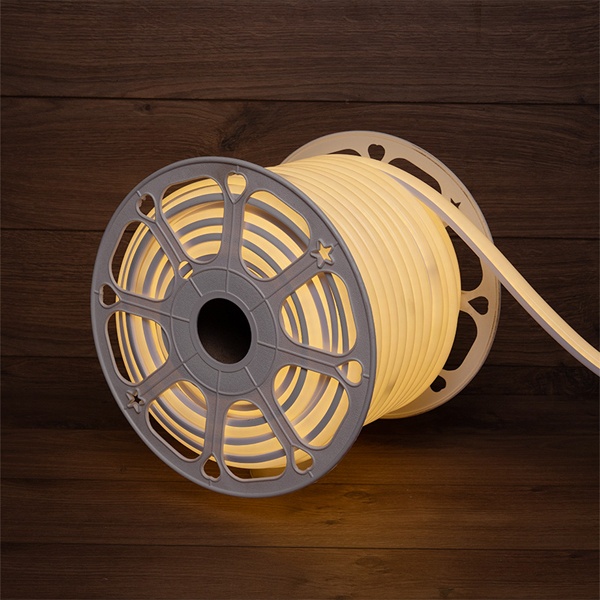 Гибкий неон Neon-Night LED SMD, форма – D, 16х16 мм, теплый белый, 144 LED/м, бухта 50 м