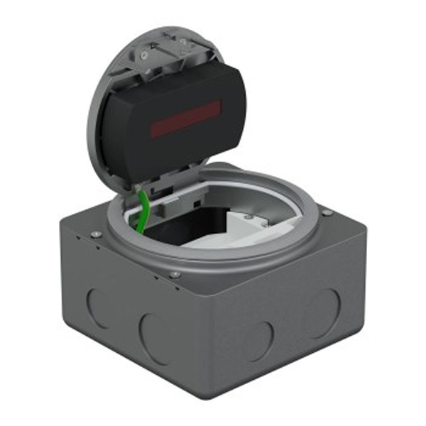 Люк в пол на 1,5 поста Экопласт LUK/15BR66 IP66 с суппортом и коробкой сталь