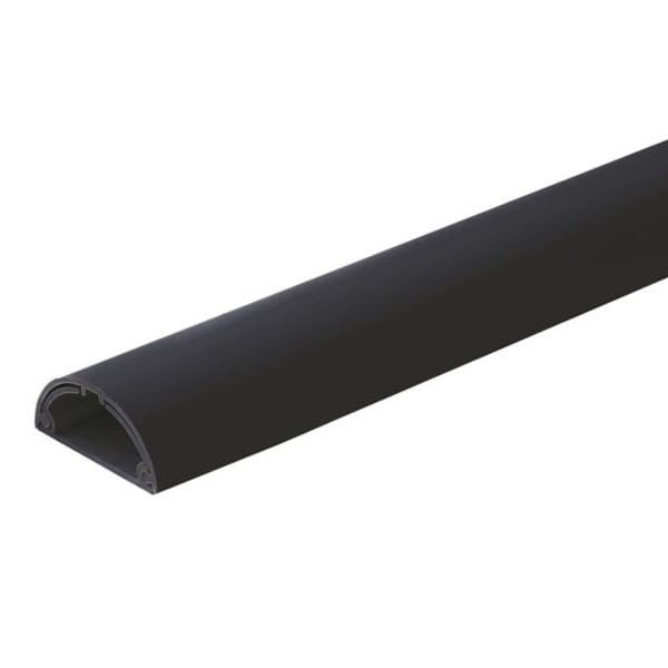 Кабель-канал ПВХ Systeme Electric MultiSet 30x13 арочной формы антрацит 2м (кабельный короб)