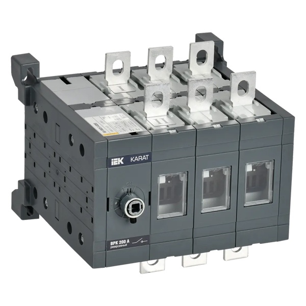Выключатель-разъединитель ИЭК KARAT ВРК реверсивный без рукоятки управления 3P 200А