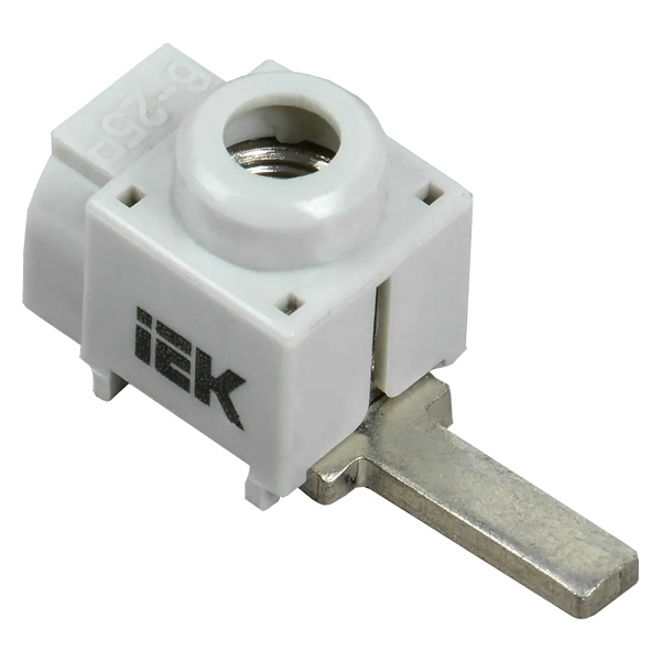 Клемма вводная ИЭК для модульного оборудования КВМ 4-25мм2 100А (прямой ввод)