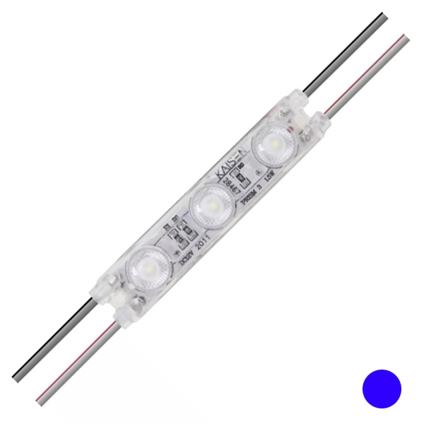 Светодиодный модуль Kaisen 2835 1,2W 12V Синий 22Lm 165° IP66 240mm серия НЕ PRISM P-2