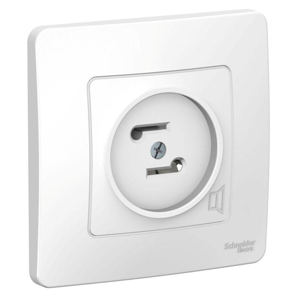 Розетка FM SE Blanca радио с/у белый