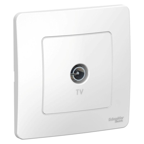 Розетка TV SE Blanca с/у белый