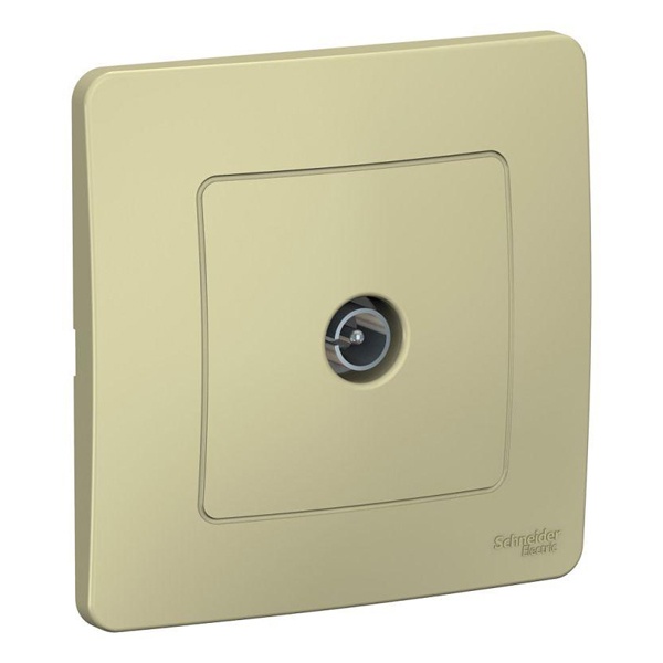 Розетка TV SE Blanca с/у бежевый