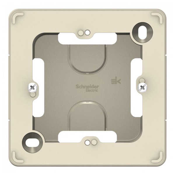 Коробка подъемная SE Blanca на один пост с возможностью соединения молочный