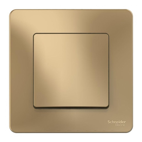 Переключатель 1-клавишный SE Blanca с/у 10A 250В титан