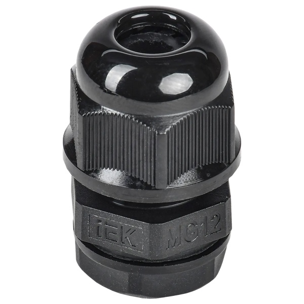 Сальник ИЭК MG 12 диаметр проводника 4-8мм IP68 черный
