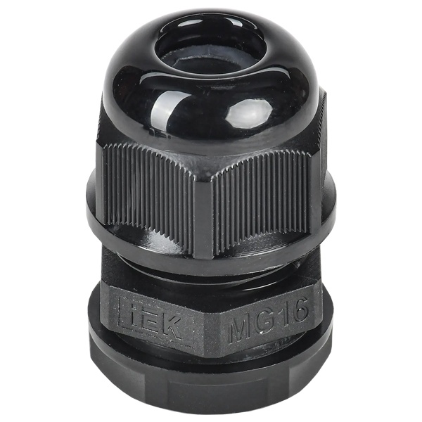 Сальник ИЭК MG 16 диаметр проводника 6-10мм IP68 черный