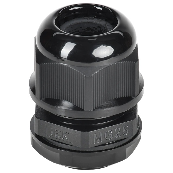 Сальник ИЭК MG 25 диаметр проводника 13-18мм IP68 черный