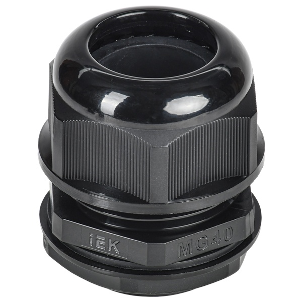 Сальник ИЭК MG 40 диаметр проводника 24-32мм IP68 черный