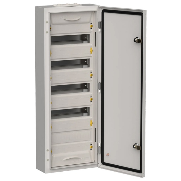 Корпус металлический навесной ИЭК TITAN 5 ЩРн-60 60(5х12) модулей одна дверь IP54 серый