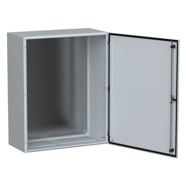 Щит металлический влагозащищенный ИЭК TITAN5 ЩМП 1000х800х400мм с монтажной платой УХЛ1 IP66 серый