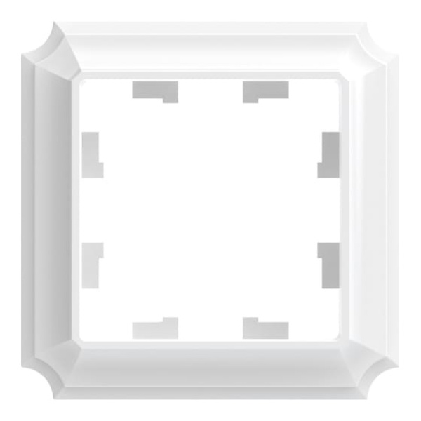 Рамка SE AtlasDesign Antique 1 пост, белый