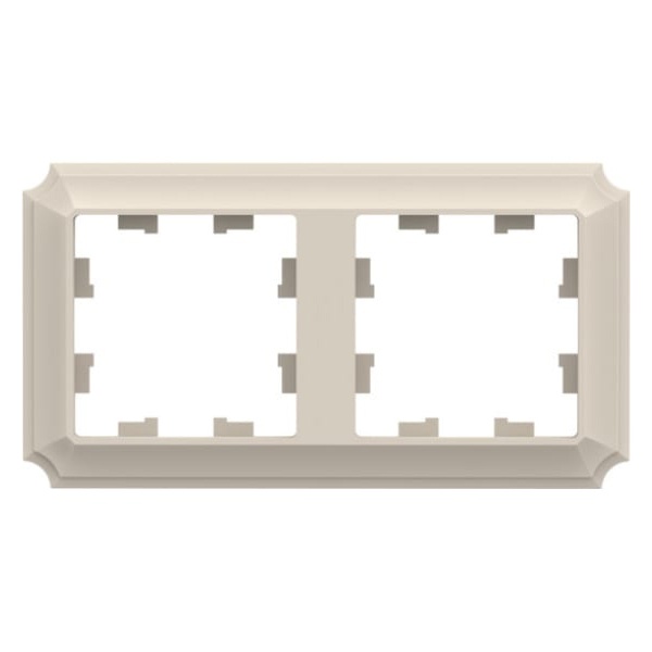 Рамка SE AtlasDesign Antique 2 поста, бежевый