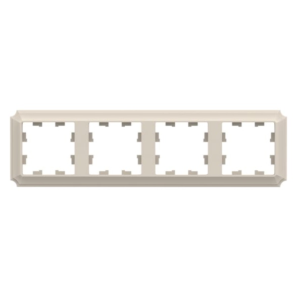 Рамка SE AtlasDesign Antique 4 поста, бежевый
