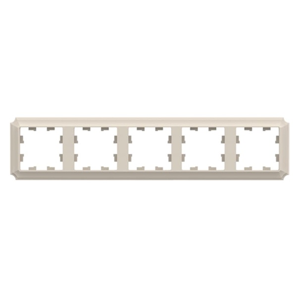 Рамка SE AtlasDesign Antique 5 постов, бежевый