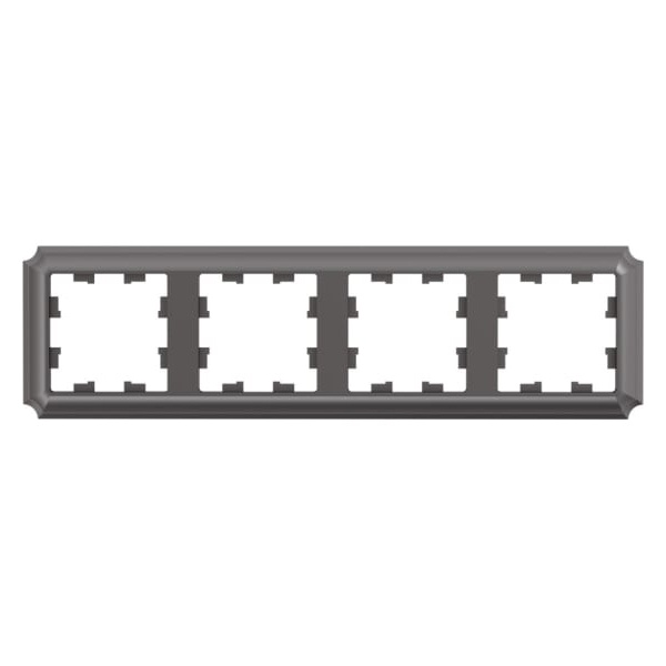 Рамка SE AtlasDesign Antique 4 поста, мокко