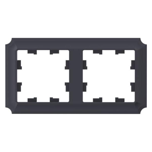 Рамка SE AtlasDesign Antique 2 поста, карбон