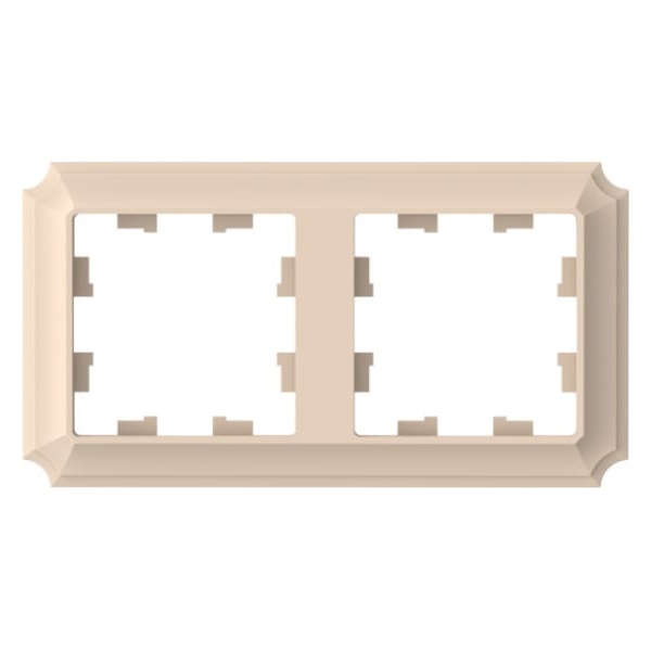 Рамка SE AtlasDesign Antique 2 поста, песочный