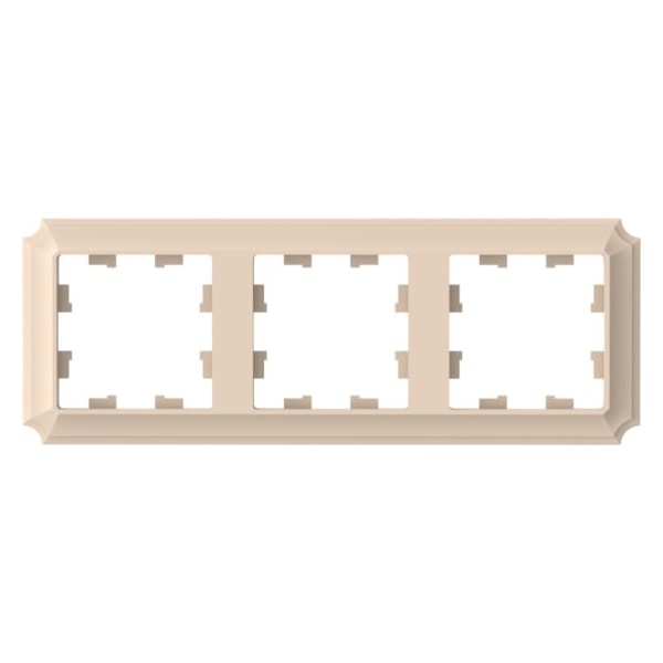 Рамка SE AtlasDesign Antique 3 поста, песочный