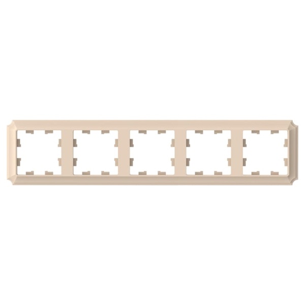 Рамка SE AtlasDesign Antique 5 постов, песочный